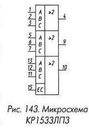 Рис. 143 Микросхема КР1533ЛП3