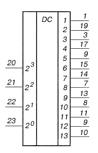 Дешифратор К155ИД9