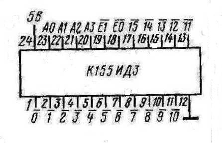 Цоколёвка К155ИД3