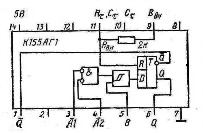 К155АГ1 мультивибратор