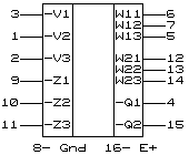 ХЛ1 = (б/а) - многофункциональный элемент для ЭВМ. Условное графическое обозначение